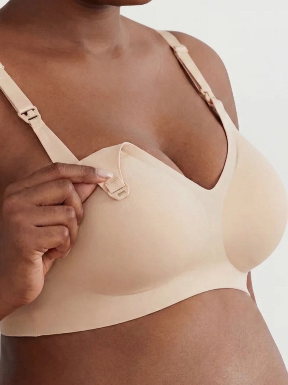 NWT Maternique Nude Maternity Nursing Bra